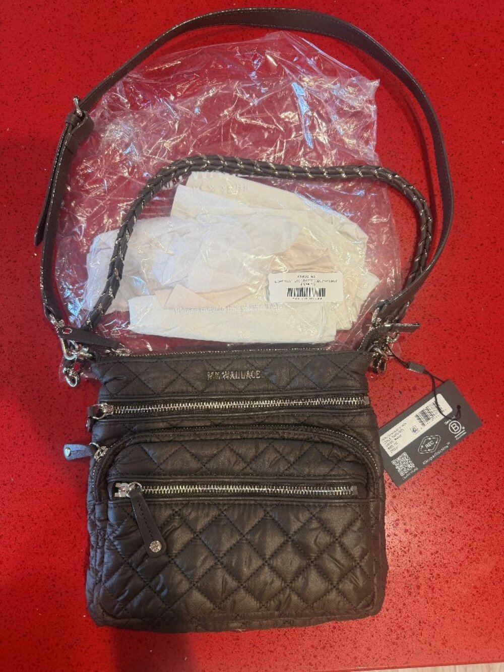 Downtown Crosby Crossbody Bag MZ Wallace walnut $325.00 - Picture 8 of 9